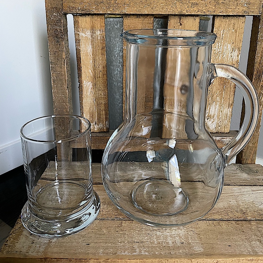 Bedside Water Pitcher with Cup